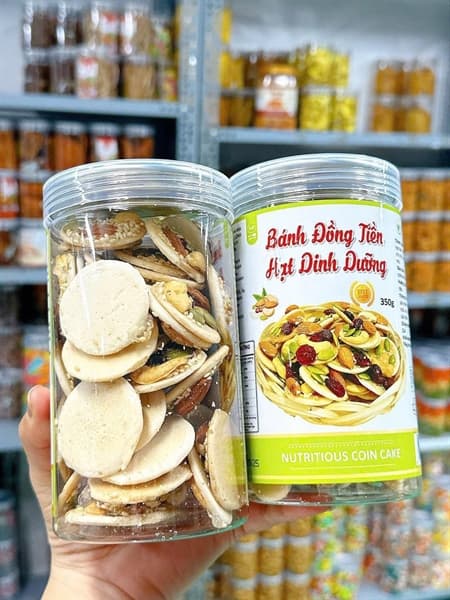 Bánh đồng tiền hạt dinh dưỡng 350g