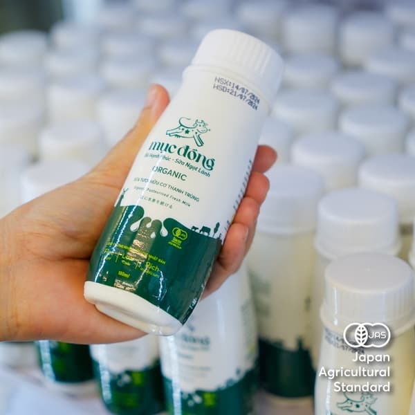 Sữa tươi hữu cơ thanh trùng organic 180ml