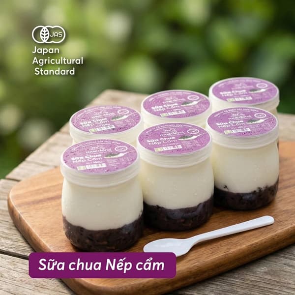 Sữa chua nếp cẩm organic Mục đồng