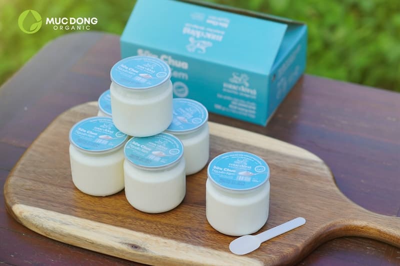 Sữa chua nguyên kem organic mục đồng 2