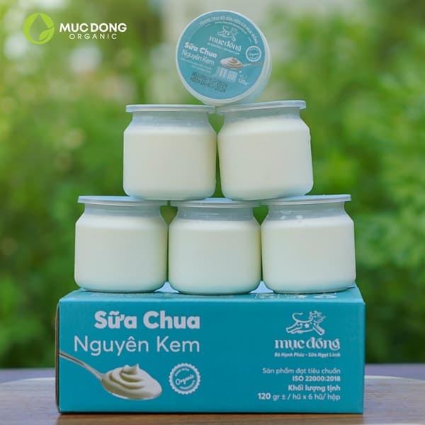 Sữa chua nguyên kem organic mục đồng 4