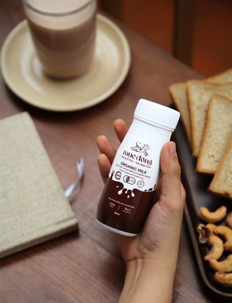 Sữa tươi cacao hữu cơ thanh trùng organic mục đồng 180ml