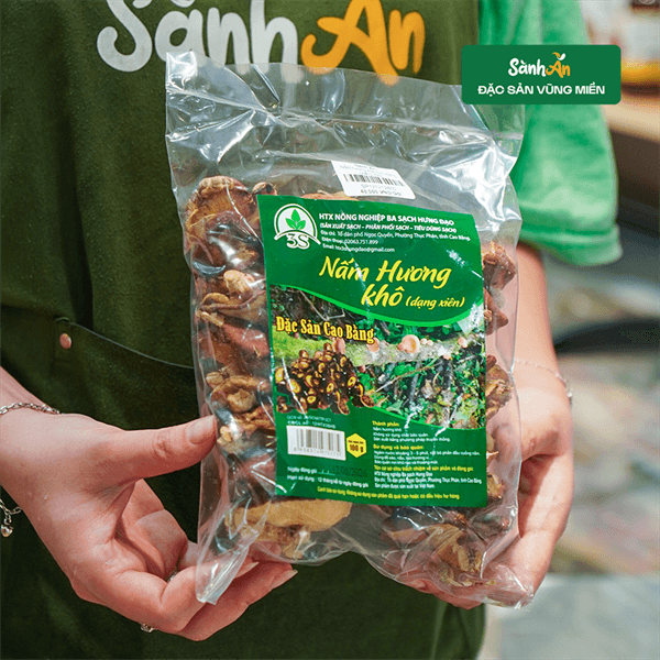 Nấm hương khô Cao Bằng (xiên)