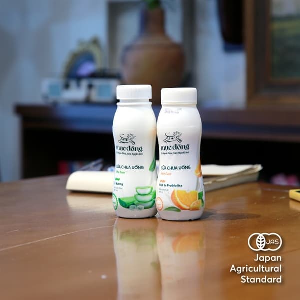 Sữa chua uống mứt cam organic 250ml mục đồng