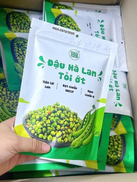 Đậu Hà Lan tỏi ớt YOLO 100g 2