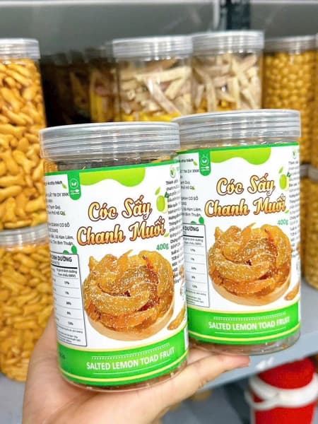 Cóc sấy chanh muối 400g 2