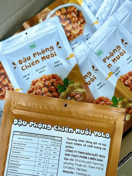 Đậu phộng chiên muối YOLO 100g 4