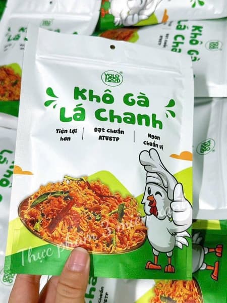 Khô gà lá chanh YOLO 100g