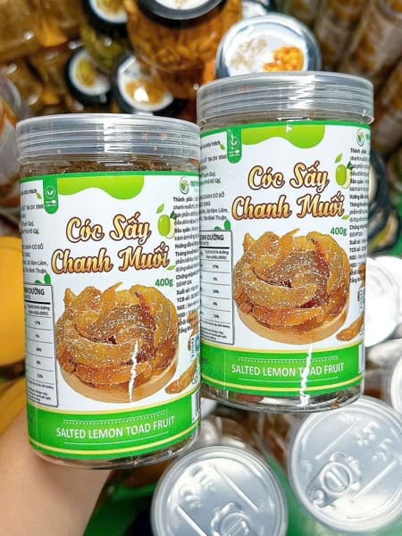 Cóc sấy chanh muối 400g 3