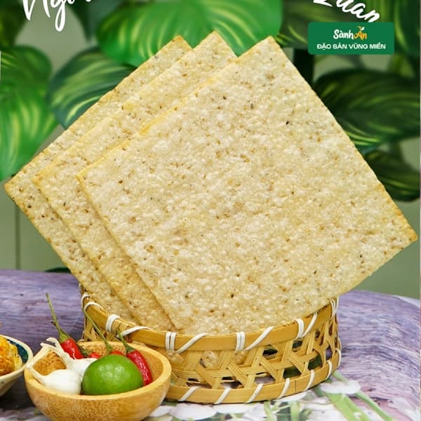 Bánh tráng gạo mè nướng giòn Sachi 2