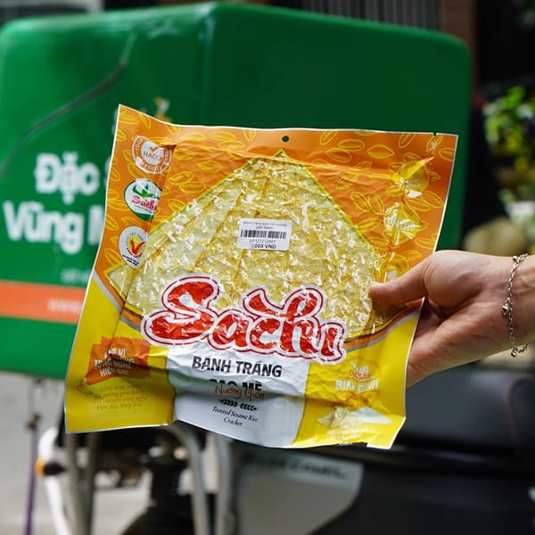 Bánh tráng gạo mè nướng giòn Sachi 3