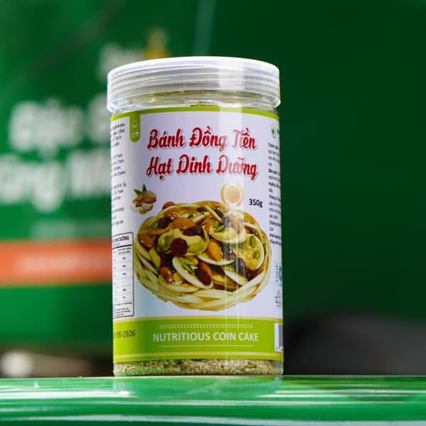 Bánh đồng tiền hạt dinh dưỡng 350g 3