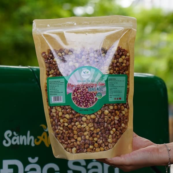 Ngô nếp tím rang củi Vị Mộc 500g