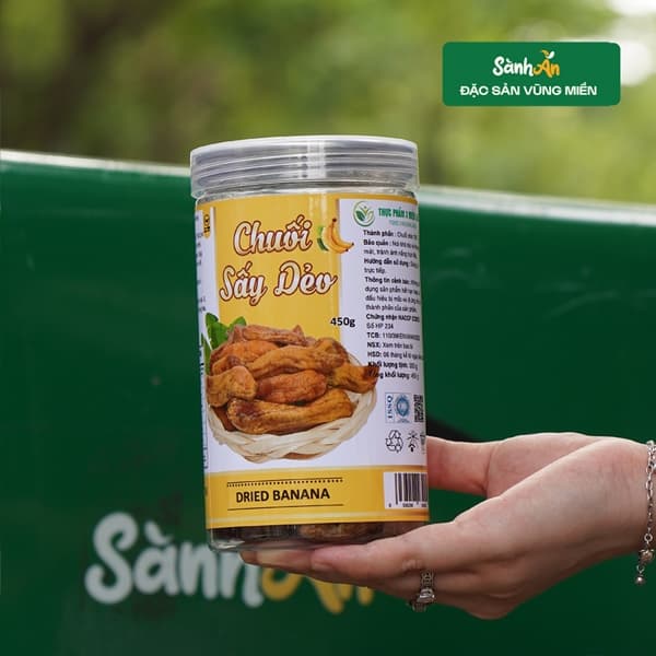 Chuối sấy dẻo 450g 4