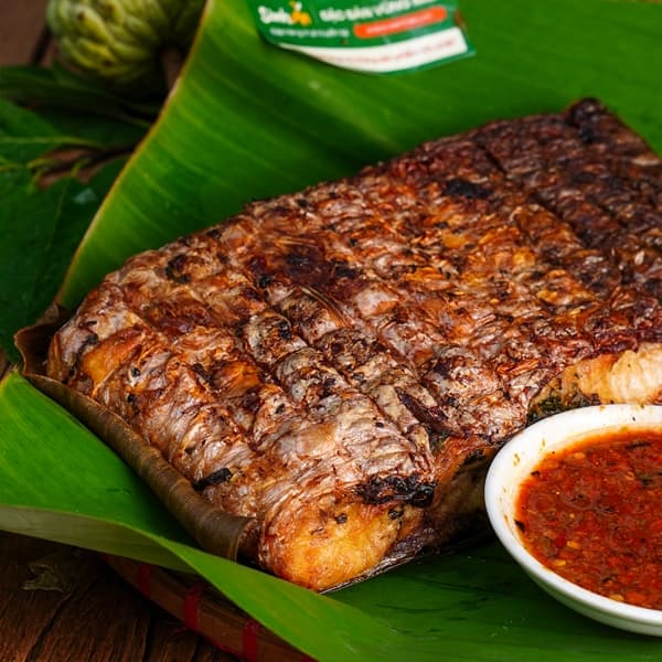 Cá trắm khúc nướng Tây Bắc 5