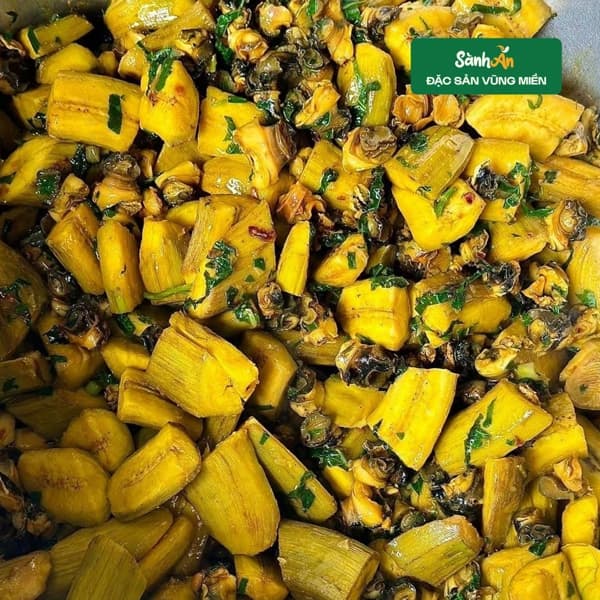 Ốc om chuối đậu 750g 3