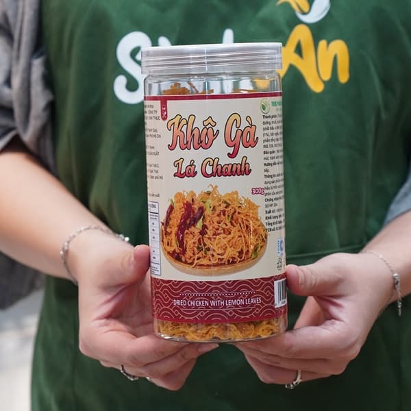 Khô gà lá chanh 300g 4