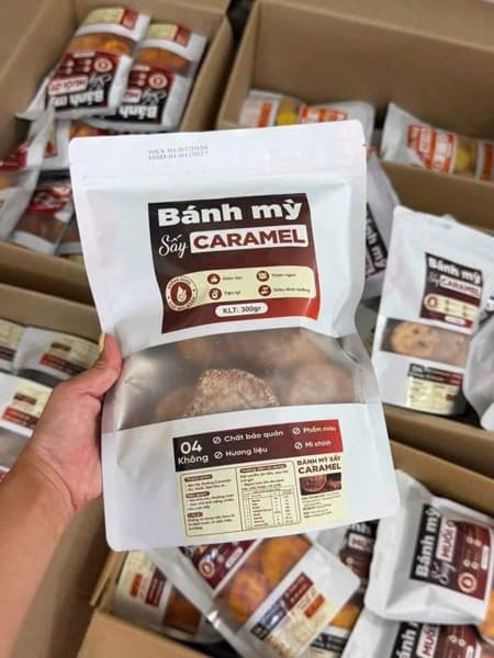 Bánh mỳ sấy cafe caramel 300g 2