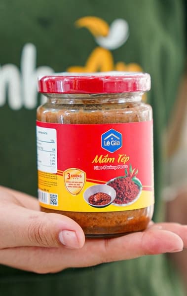 Mắm tép Lê Gia thủy tinh 280ml 2