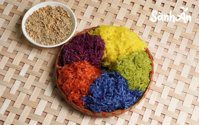 Mẹt xôi ngũ sắc Tây Bắc 500g 2