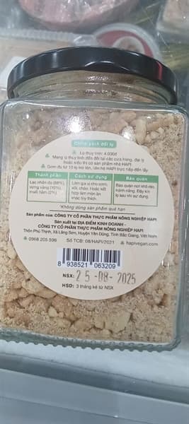 Muối lạc vừng vàng (lọ thủy tinh) 3