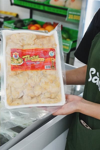 Chả mực giã tay Thoan loại đặc biệt 500g 2