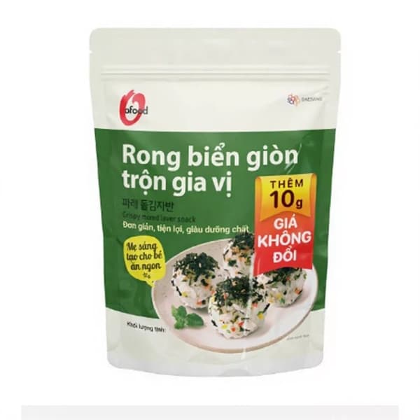 Rong biển giòn trộn gia vị O'food 40g 2