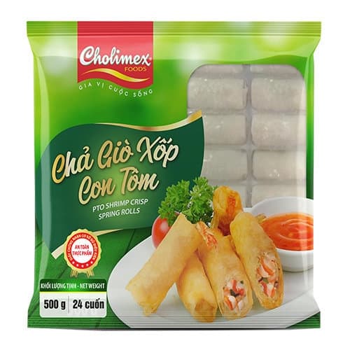 Chả giò xốp con tôm (PTO) 500g