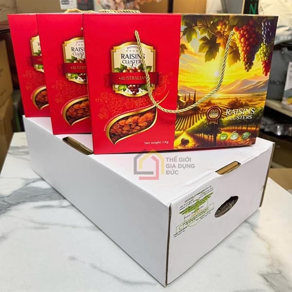 Nho Úc Khô Cành ThompsonB 1KG 2