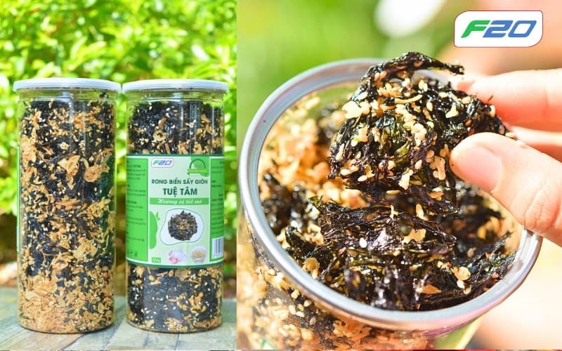 Rong biển sấy giòn vị tỏi 2