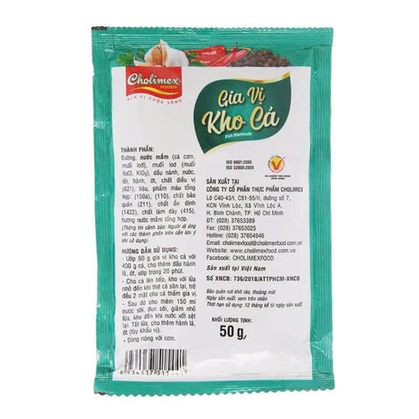 Gia vị kho cá 2