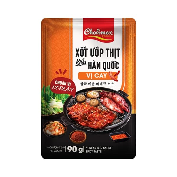 Xốt ướp thịt nướng kiểu Hàn Quốc Vị cay 90g