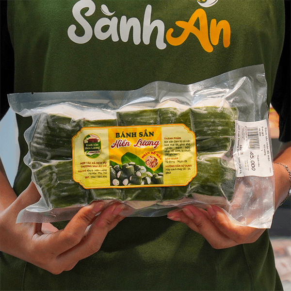 Bánh sắn nhân đỗ mặn