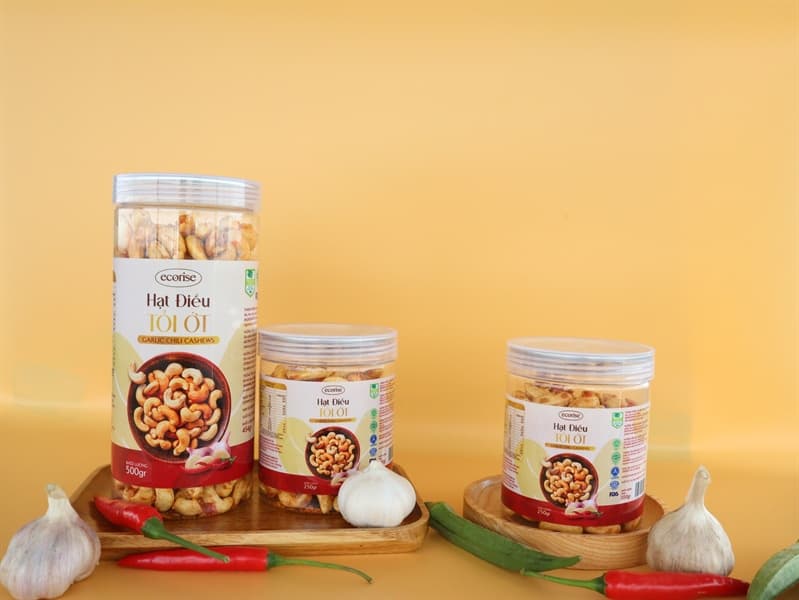 Hạt điều tỏi ớt 500g 2