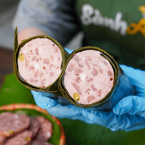 Chả da heo ớt xiêm xanh Huế 500g 3