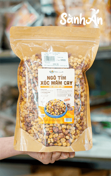 Ngô tím sấy giòn vị mắm cay LH Food 500g