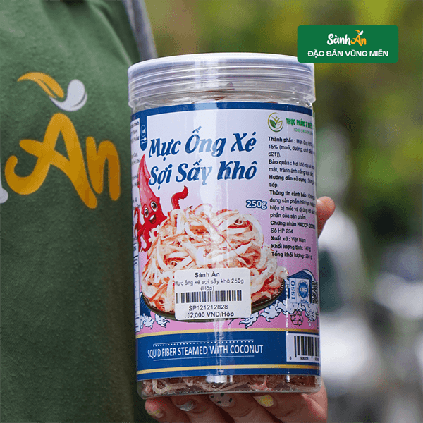 Mực ống xé sợi sấy khô 250g