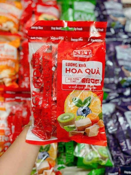 Lương khô hoa quả mix vị 285g