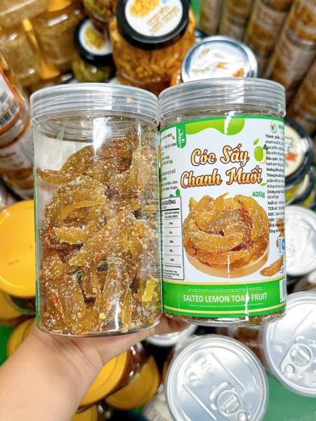 Cóc sấy chanh muối 400g