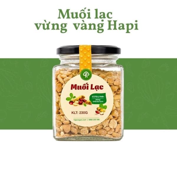 Muối lạc vừng vàng (lọ thủy tinh)