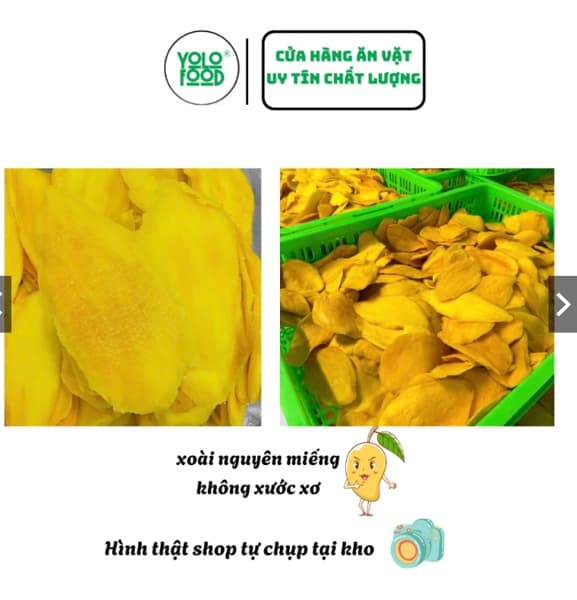 Xoài sấy dẻo YOLO 100g