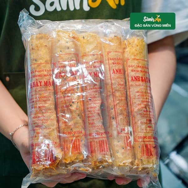 Bánh tráng cuốn mắm ruốc chà bông Phan Rang 3