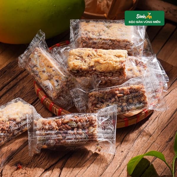 Thanh gạo lứt chà bông mix hạt (14 thanh)