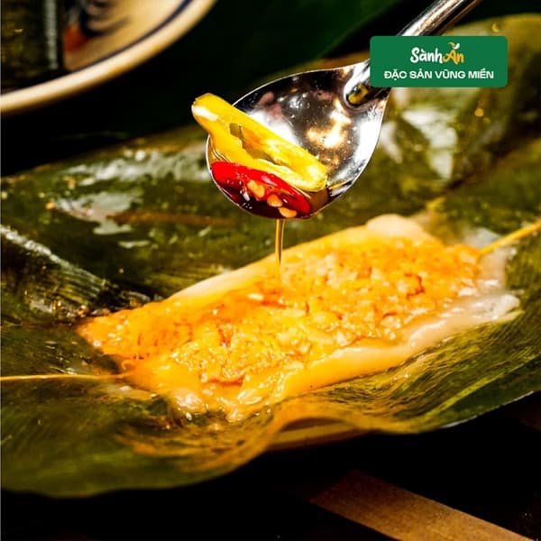 Bánh nậm nhân tôm thịt đặc biệt 3