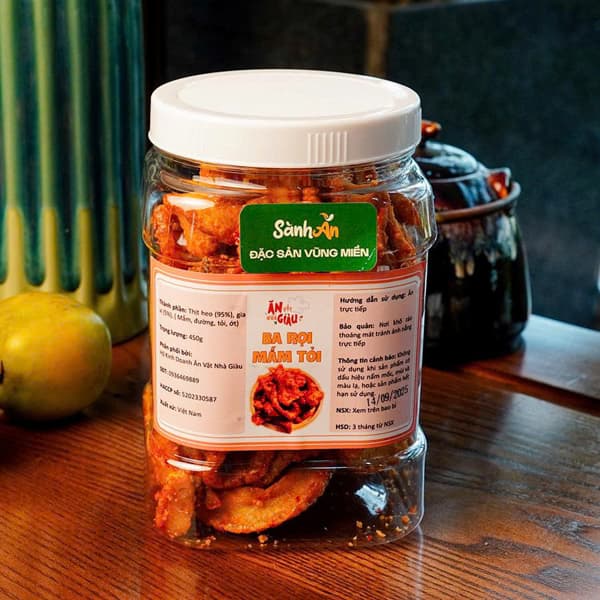 Ba rọi mắm tỏi 450g 4
