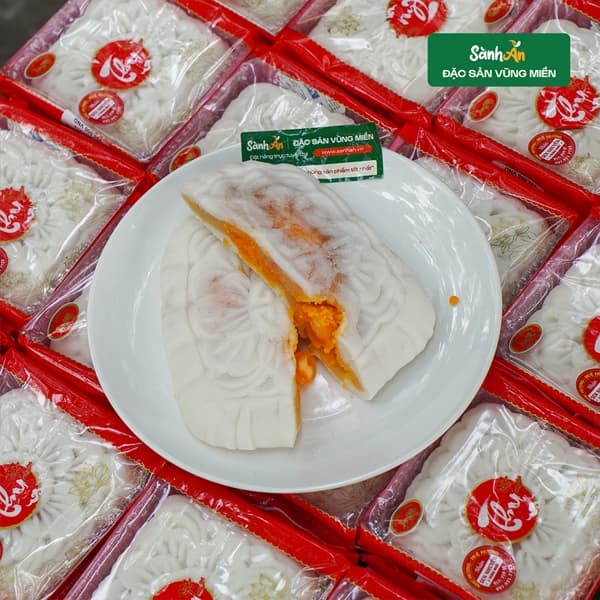 Bánh dẻo sen nhuyễn 4 trứng muối 350g 4