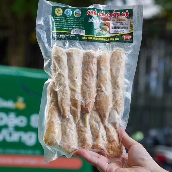 Chả cá cuốn sả 500g