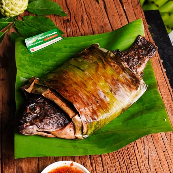 Cá rô nướng Pa Pỉnh Tộp Điện Biên