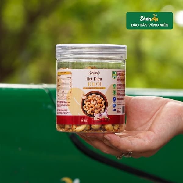 Hạt điều tỏi ớt 250g