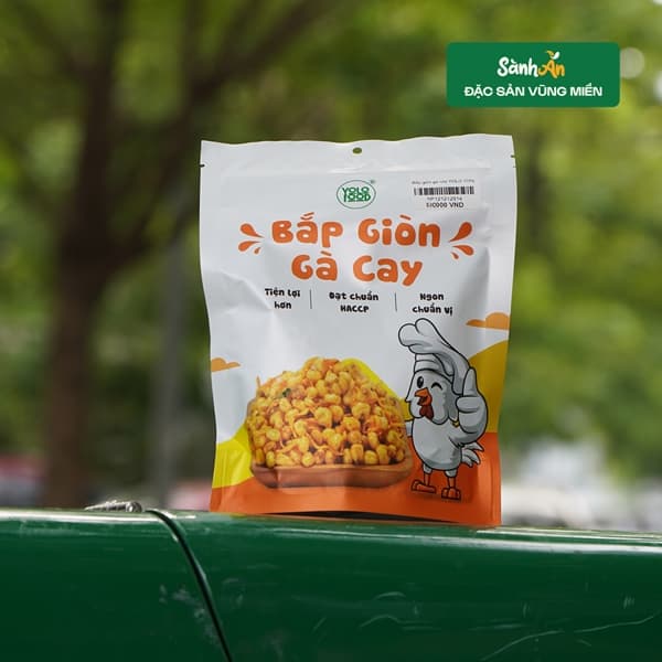 Bắp giòn gà cay YOLO 100g